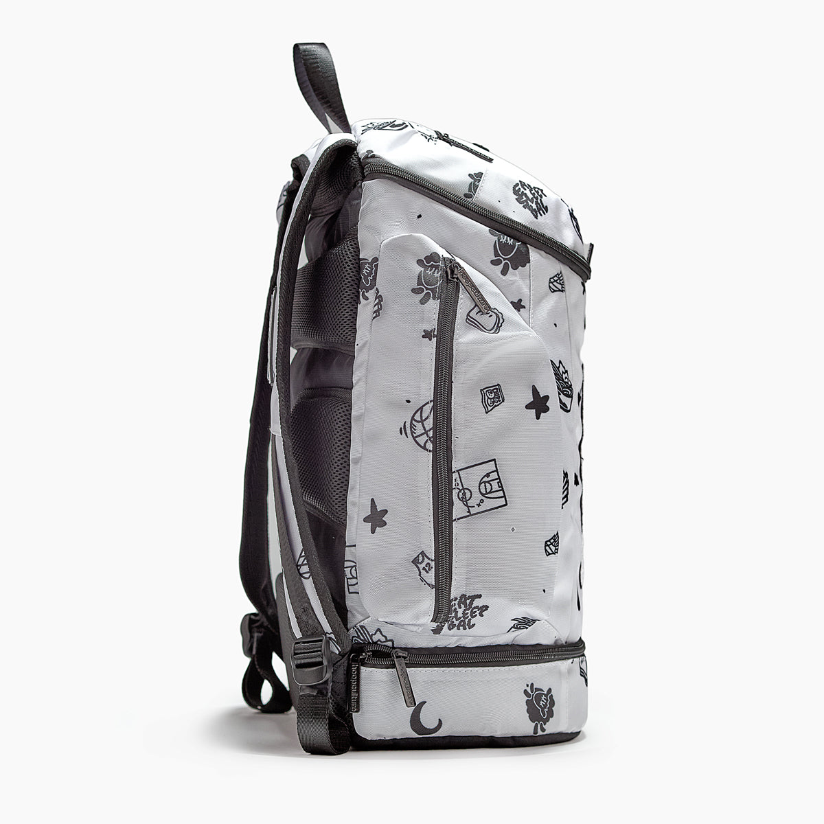 bagland roomy laptop basketball backpack Eat Sleep Ball Cloud 9 Backpack