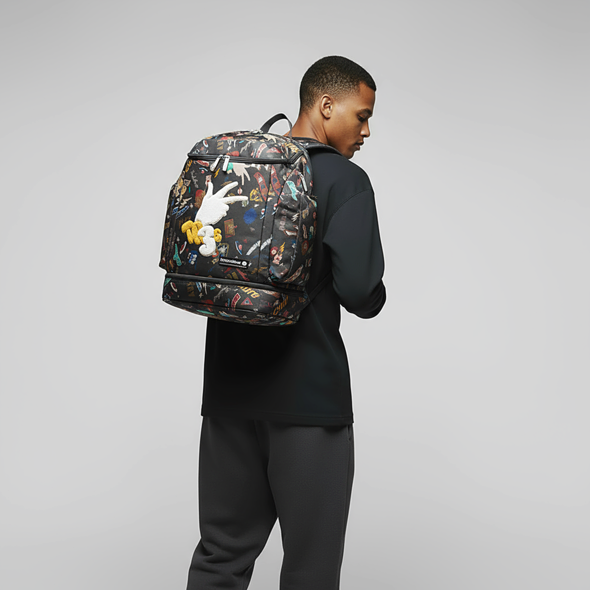Trea 3Ball Hoop Culture Big Basketball Backpack