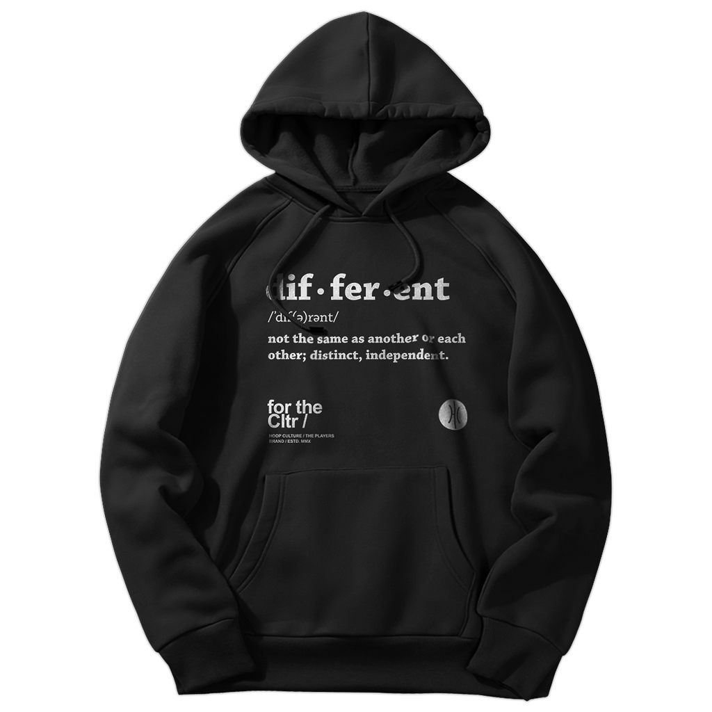 Be Different Poly Hoodie - Hoop Culture 