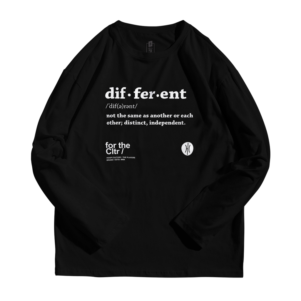 Be Different Active Long Sleeve - Kids - Hoop Culture 