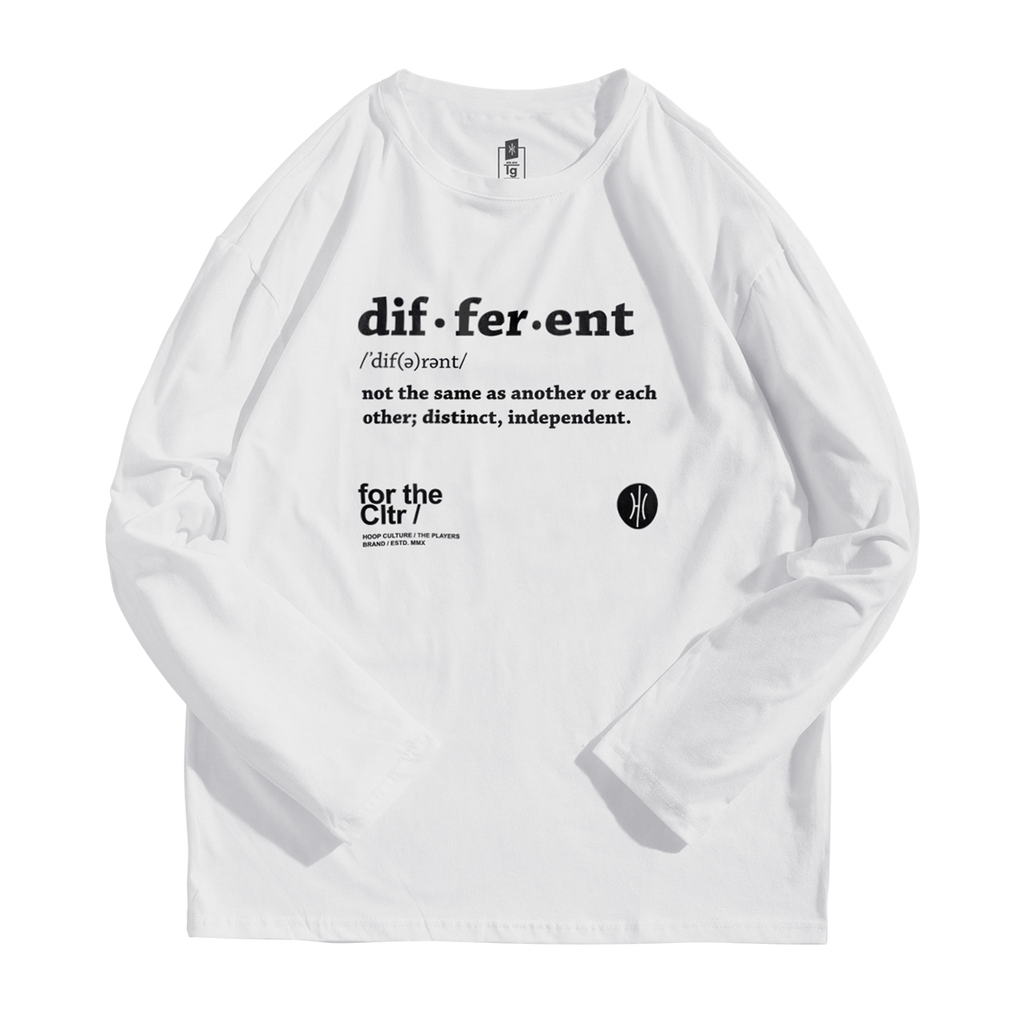 Be Different FTC Long Sleeve - Hoop Culture