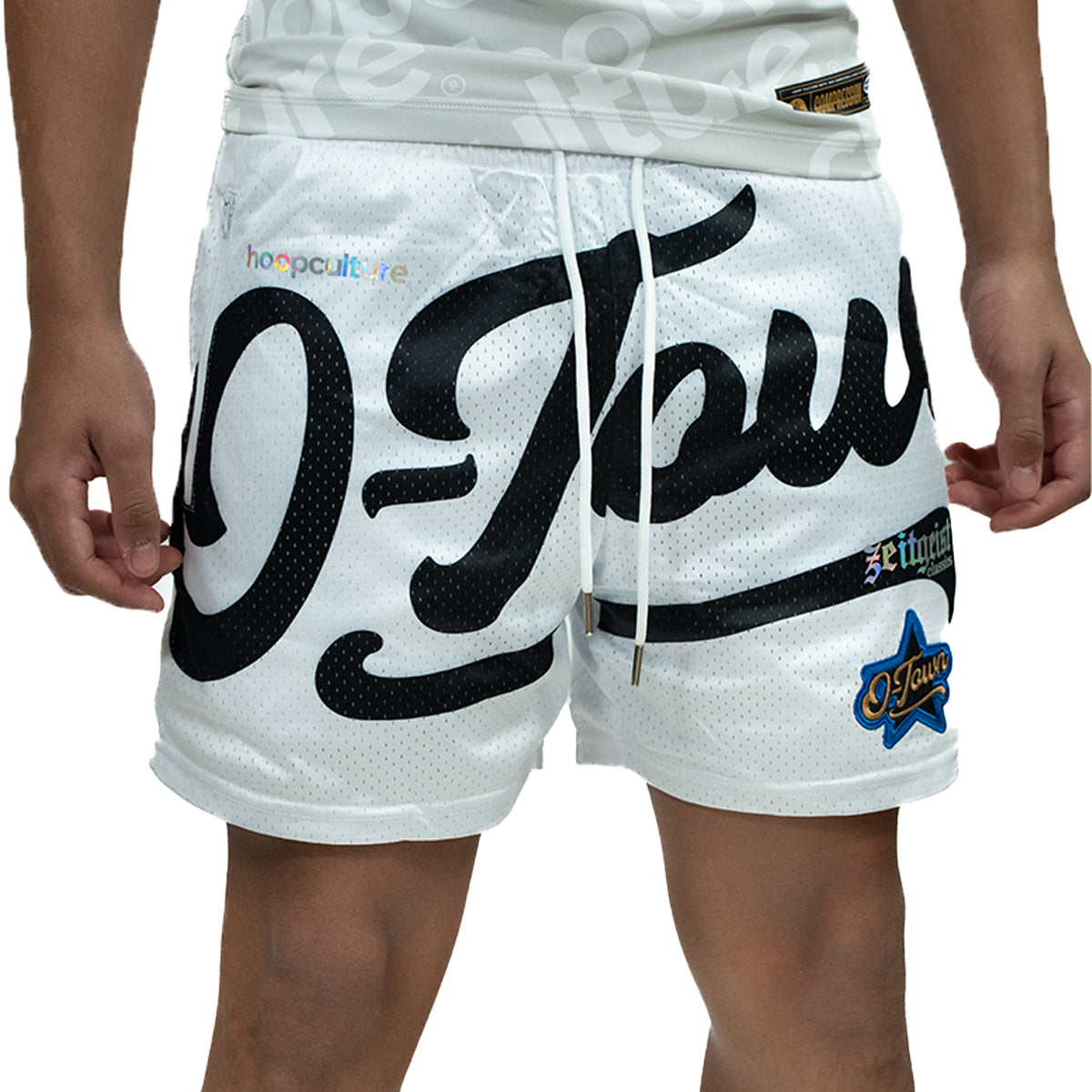 O-Town Blanc Mesh Shorts | Hoop Culture
