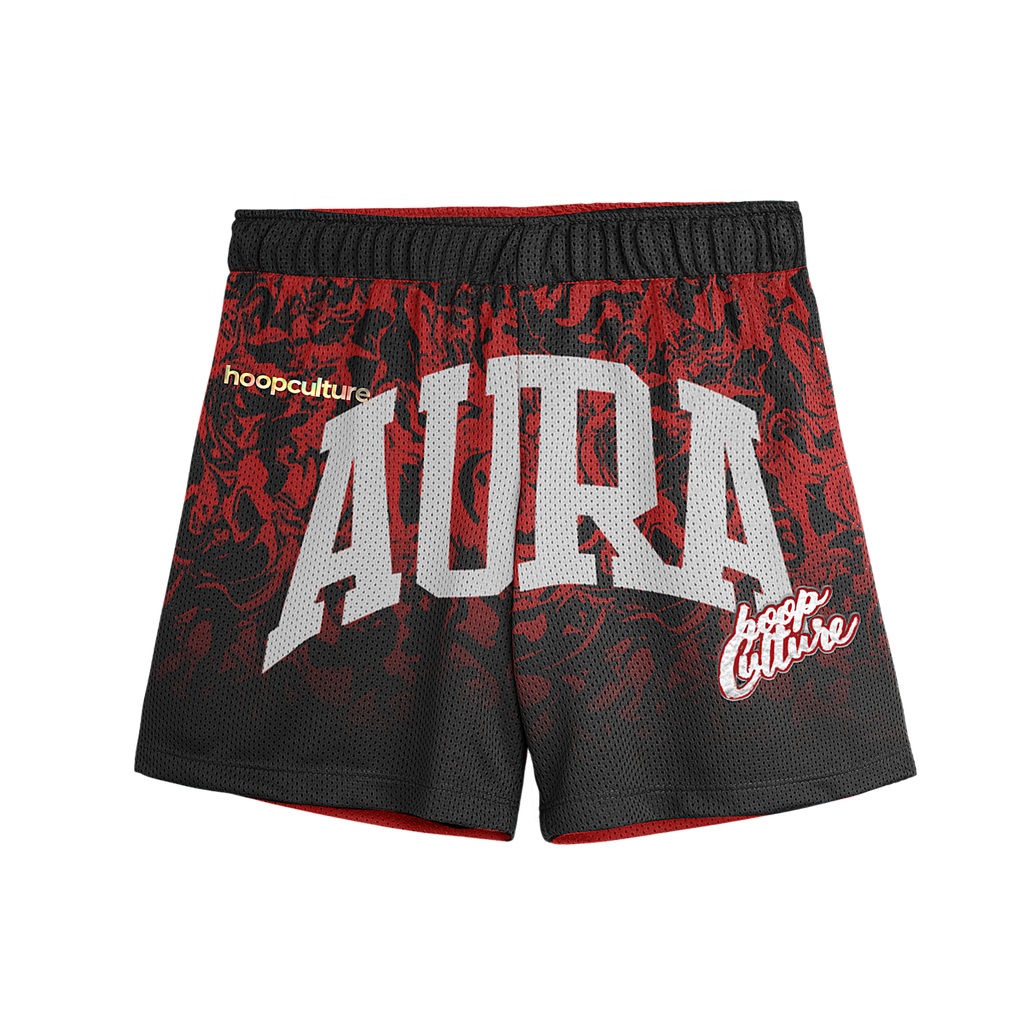 Aura 'Blaze' Mesh Shorts - Hoop Culture 