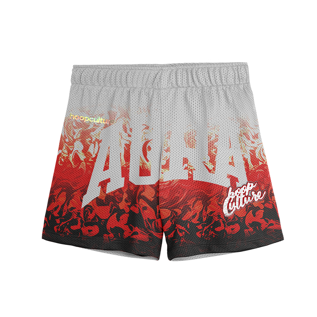 Aura 'Blaze' Mesh Shorts - Hoop Culture