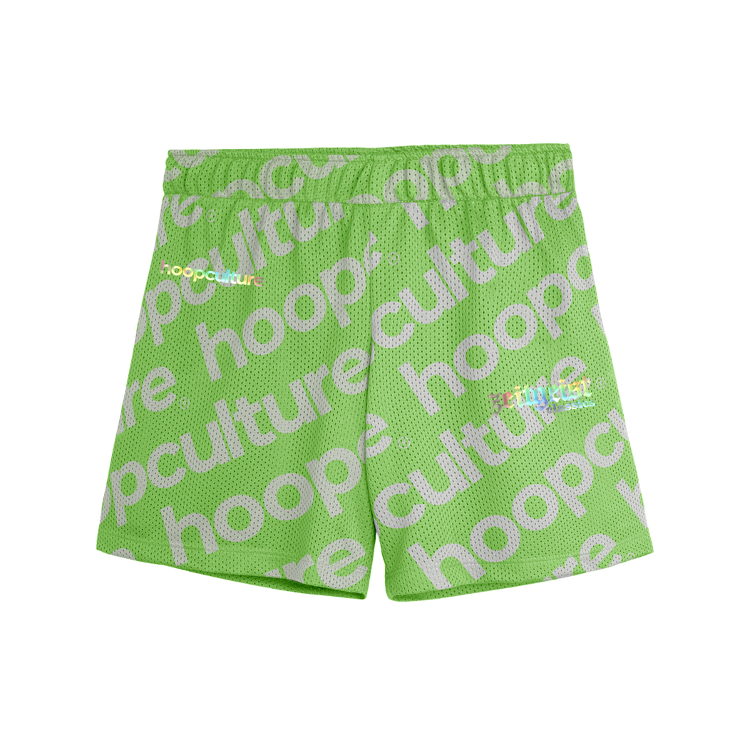 Zeitgeist Key Lime Mesh Shorts - Hoop Culture 