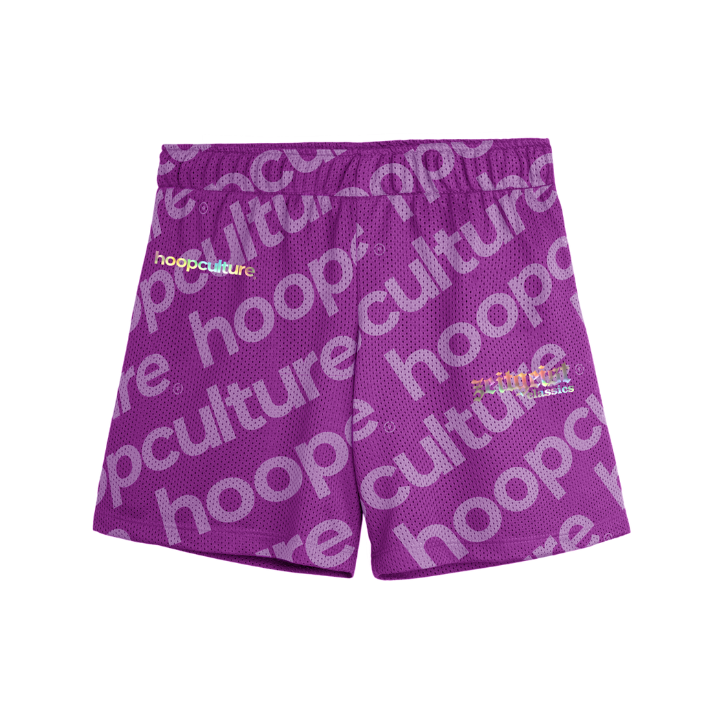 Zeitgeist Rich Lilac Mesh Shorts - Hoop Culture 