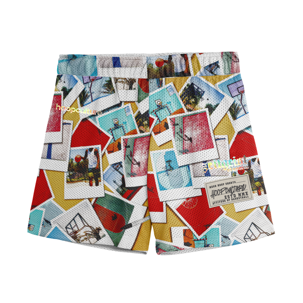Polaroid Hoops Mesh Shorts 