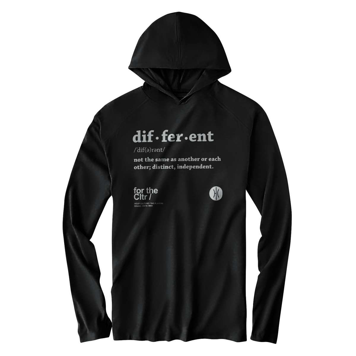 Be Different Lite Poly Hoodie Hoop Culture