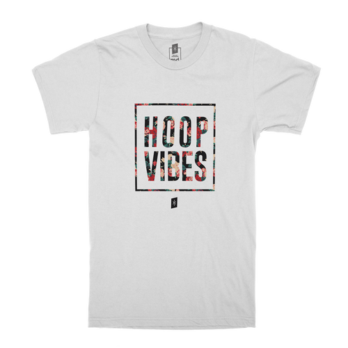 Hoop Vibes White Tee - Hoop Culture